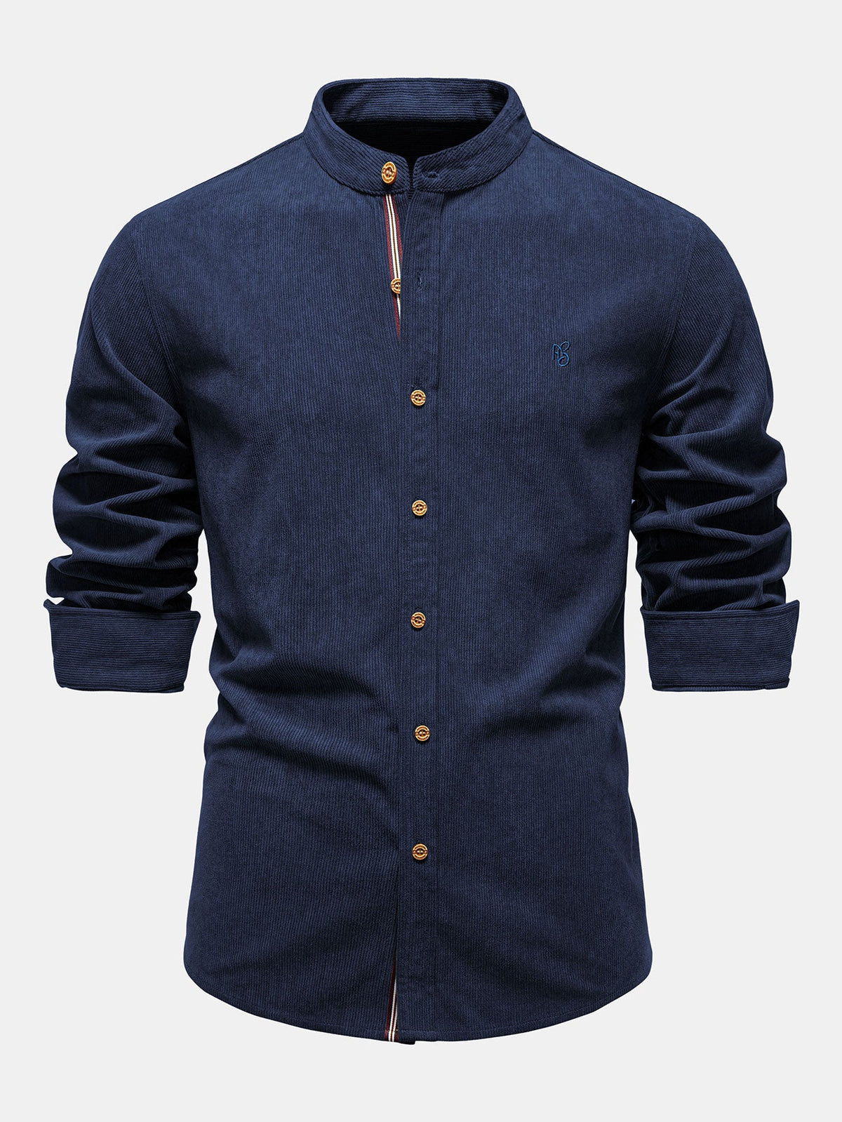 Camisa de manga larga con cuello alto