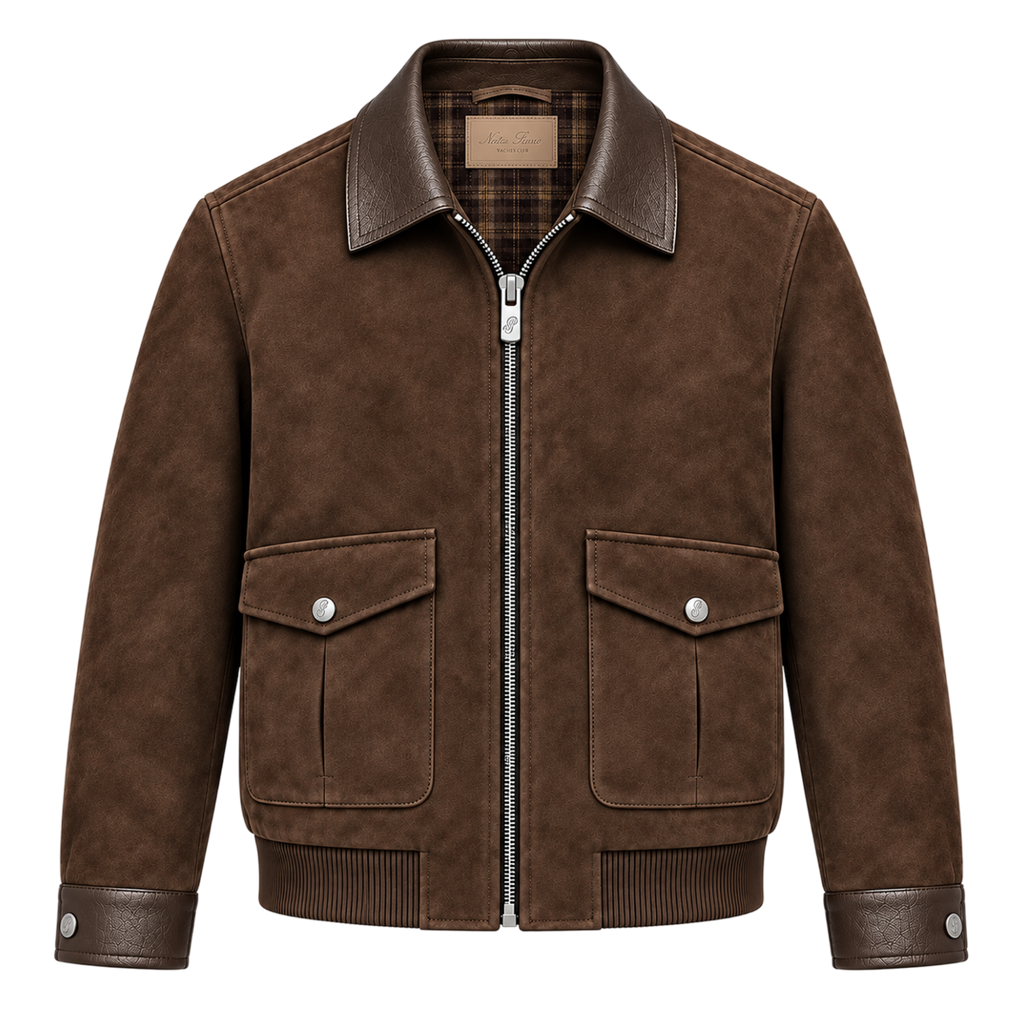 Chaqueta de ante