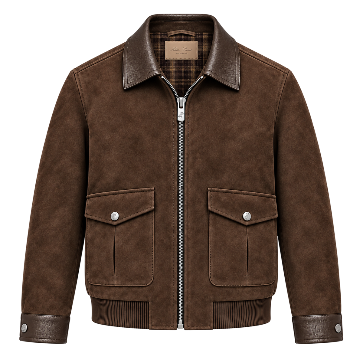 Chaqueta de ante